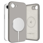 TECH-PROTECT TEKUĆI SILIKON MAGSAFE IPHONE 16E KAMEN SIVA